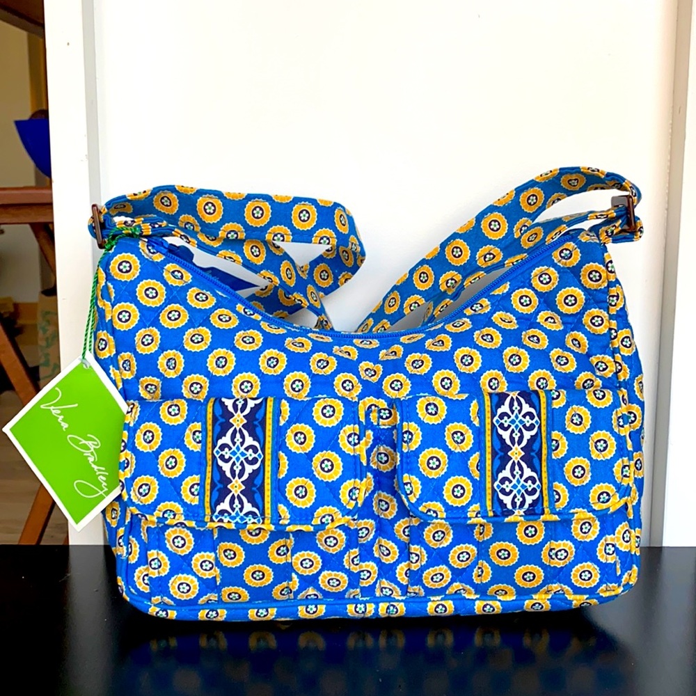 Vera Bradley Libby Purse in Rivera Blue